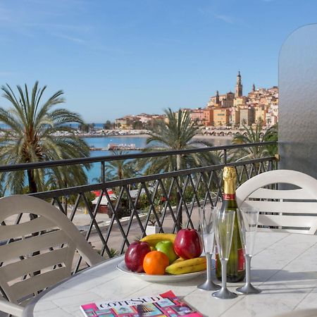 Studio Climatise Avec Terrasse Face Mer A Menton - Fr-1-196-208 Экстерьер фото