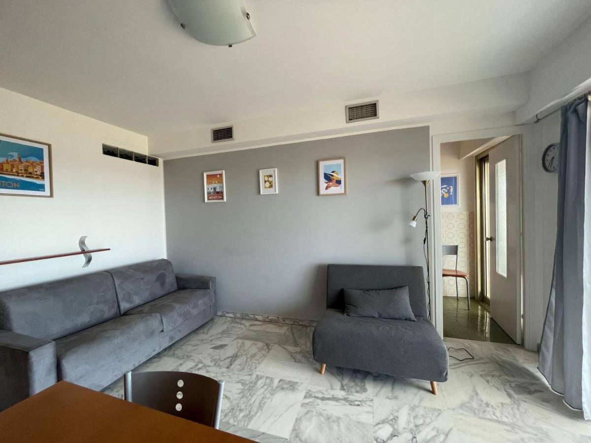 Studio Climatise Avec Terrasse Face Mer A Menton - Fr-1-196-208 Экстерьер фото